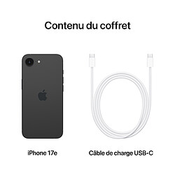 Apple iPhone 17e 256 Go Noir pas cher