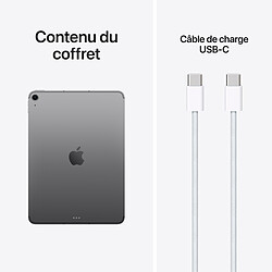 Apple iPad Air M4 11 pouces (2026) Wi-Fi + Cellular 256 Go Gris Sidéral pas cher