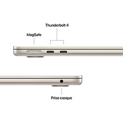 Acheter Apple MacBook Air M5 13 pouces (2026) Lumière Stellaire 16 Go/512 Go (MDHA4FN/A)
