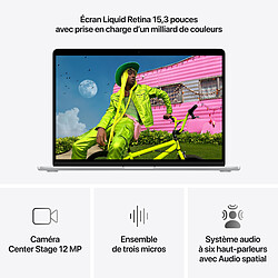 Avis Apple MacBook Air M5 15 pouces (2026) Argent 16 Go/512 Go (MDV94FN/A)