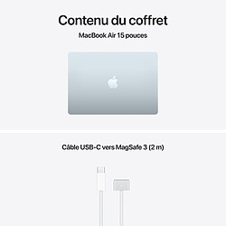 Apple MacBook Air M5 15 pouces (2026) Bleu Ciel 24 Go/1 To (MDVU4FN/A) pas cher