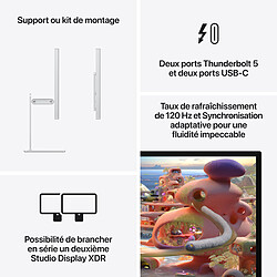 Acheter Apple 27" LED - Studio Display XDR - Verre nano-texturé - Kit de montage VESA