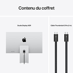Apple 27" LED - Studio Display XDR - Verre nano-texturé - Support à inclinaison et hauteur réglables pas cher