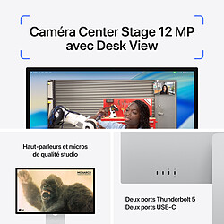 Avis Apple 27" LED - Studio Display - Verre standard - Support à inclinaison et hauteur réglables