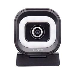 i-tec SOLOMON 700 STREAM Webcam 4K UHD - Autofocus PDAF - Anneau lumineux LED intégré à intensité réglable - Angle de vue 81° - 2x microphones - Orientable/Inclinable - USB-A/C