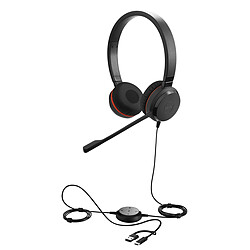 Jabra Evolve 30 II Stéréo Teams avec adaptateur USB-C/A