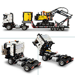 LEGO Technic 42175 Camion Volvo FMX et pelleteuse électrique EC230 pas cher