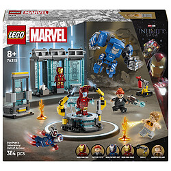 LEGO Marvel 76315 Le Laboratoire d'Iron Man : la Salle des Armures