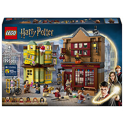 LEGO Harry Potter 76452 Magasin d'Accessoires de Quidditch et Marchand de Glaces