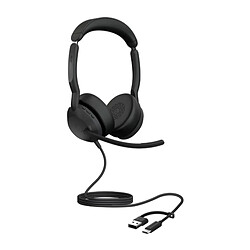 Jabra Evolve2 50 USB-C/A UC Stéréo Noir 