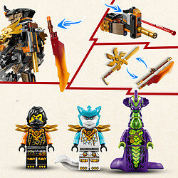 LEGO Ninjago 71854 La Mission du Robot Cole et du Dragon Zane pas cher