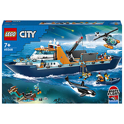 LEGO City 60368 Le Navire d'Exploration Arctique