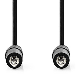 Nedis Câble Audio Stéréo Jack 3.5 mm mâles vers Jack 3.5 mm mâle - 10m