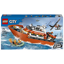 LEGO City 60504 Le Bateau de Sauvetage et l'Hélicoptère des Garde-Côtes