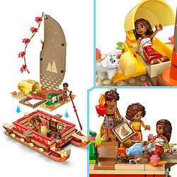 LEGO Disney Princess 43270 Le Bateau d'Aventure de Vaiana pas cher
