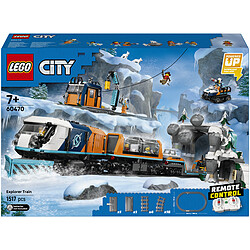 LEGO City 60470 Le Train Express des Explorateurs en Arctique