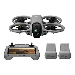 DJI Avata 360 Fly More Combo (DJI RC2) Quadricoptère compact - caméra embarquée 8K - FOV 200° - stabilisation 3 axes - distance de vol 13.5 km - batterie 2700 mAh - durée de vol 23 minutes + télécommande DJI RC2 + 2 batteries