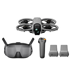 DJI Avata 360 Motion Fly More Combo (DJI Goggles N3) Quadricoptère compact - caméra embarquée 8K - FOV 200° - stabilisation 3 axes - distance de vol 13.5 km - batterie 2700 mAh - durée de vol 23 minutes + Casque Googles N3 + télécommande DJI RC Motion 3 + 2 batteries