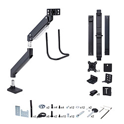 StarTech.com Support de bureau articulé à barre transversale pour 3 écrans LCD jusqu'à 27" pas cher