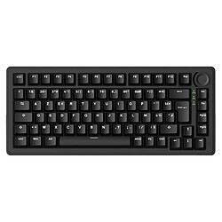 The G-Lab Keyz Elite 300 HE Magnétique (Noir) Clavier gaming - format 75% - filaire - switchs magnétiques Hall Effect hot swappable - rétroéclairage RGB - AZERTY, Français