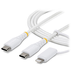 StarTech.com Câble USB-C vers USB-C/Lightning (1 m)