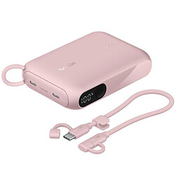 Belkin BoostCharge Powerbank 10K avec Ecran (Rose)