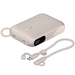 Belkin BoostCharge Powerbank 10K avec Ecran (Sable)
