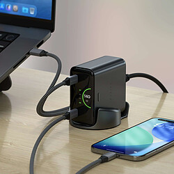 SATECHI ChargeView 140W GaN pas cher