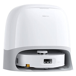 Roborock Qrevo Curv 2 Flowx Aspirateur robot - mode balayage et lavage - puissance d'aspiration de 20000 Pa - reconnaissance d'obstacles par IA - station multifonction