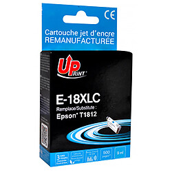 UPrint E-18XLC Cartouche compatible Epson T1812 (Cyan) - Cartouche d'encre compatible Epson T1812 Cyan