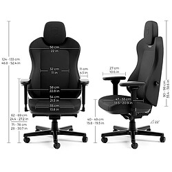 Noblechairs Aura (Black Edition) pas cher