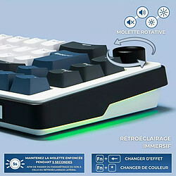 The G-Lab Keyz Elite 200 (Blanc/Noir) pas cher