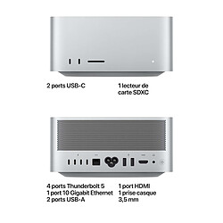 Acheter Apple Mac Studio M5 Max 36 Go/512 Go (MHL64ZD/A)