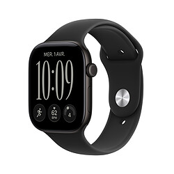 Apple Watch Series 12 GPS + Cellular 42 mm Aluminium Noir Bracelet Sport Noir M/L Montre connectée 5G LTE - Aluminium - Étanche IP6X - GPS - Fréquence cardiaque/ECG/Oxygène sanguin/Température - Écran OLED Retina Always On - Wi-Fi 4 / Bluetooth 5.3 - watchOS 27 - Bracelet sport M/L