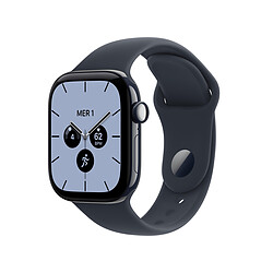 Apple Watch Series 12 GPS + Cellular 42 mm Céramique Bleu nuit Bracelet Sport Bleu marine M/L Montre connectée 4G LTE - Céramique - Étanche IP6X - GPS - Fréquence cardiaque/ECG/Oxygène sanguin/Température - Écran OLED Retina Always On - Wi-Fi 4 / Bluetooth 5.3 - watchOS 27 - Bracelet sport M/L