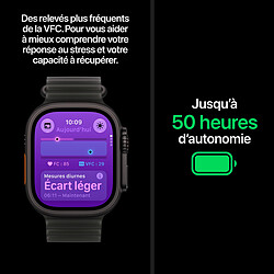Acheter Apple Watch Ultra 4 GPS + Cellular 49 mm Titane naturel Boucle Trail Sable S/M