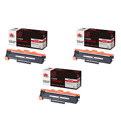 UPrint Pack de 3 toners compatibles Brother TN-1150 (noir)
