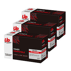 UPrint Pack de 3 toners compatibles TN-3600XXL (Noir)