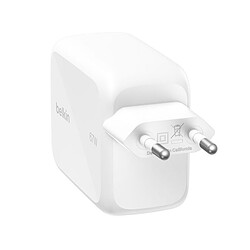 Avis Belkin UltraCharge Chargeur Secteur GaN Câble Retractable 67W (Blanc)