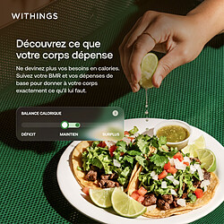 Withings BodyFit Noir pas cher