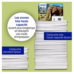 Avis Epson Elephant 24XL Pack de 6 cartouches (Noir/Couleurs)
