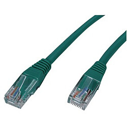 Câble RJ45 catégorie 5e U/UTP 1 m (Vert)