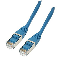 Câble RJ45 catégorie 6 F/UTP 10 m (Bleu)