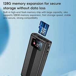 Acheter Dictaphone Intelligent Réduction De Bruit Mémoire 32GB Enregistrement Haute Qualité YONIS