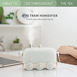 Universal Humidificateur à ultrasons 300ml Vintage Mini Train USB Diffuseur d'air aromatique Huile essentielle Brouilleur Fabricant Atomisateur Lumière LED de couleur | Humidificateur (vert) pas cher