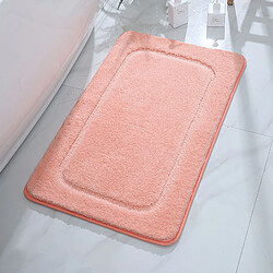 LUUCOZK Tapis de bain antidérapants absorbants à séchage rapide, tapis de décoration de salle de bain – Poudre Barbie-60x90cm