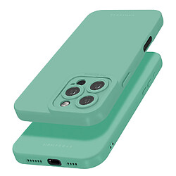 Roar Coque pour iPhone 16 Pro Max Silicone Mat Soft Touch Caméra Protégée Vert Pâle