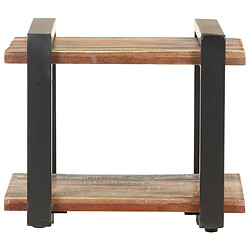 vidaXL Table de chevet 50x40x40 cm Bois de récupération massif