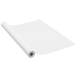 Decoshop26 Film autoadhésif pour meubles Blanc 500x90 cm PVC DEC022137