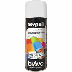 Aérosol peinture blanc ral9016 teintes vives 400 ml, NESPOLI